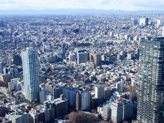 都市風景　新宿高層ビル