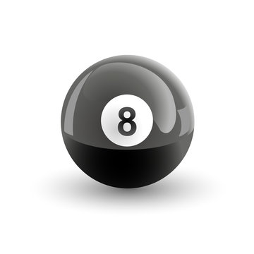 Number Eight Pool Ball