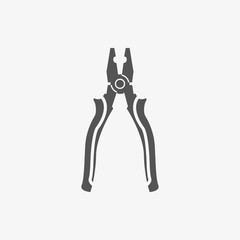 pliers icon stock vector illustration flat design