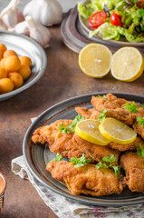 Homemade Breaded German Weiner