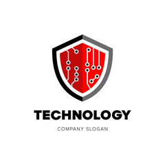 Technology logo design.