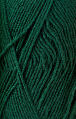 close up of knitting yarn