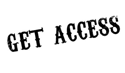 Get Access rubber stamp. Grunge design with dust scratches. Effects can be easily removed for a clean, crisp look. Color is easily changed.
