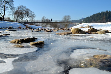 Winterliche Dreisam