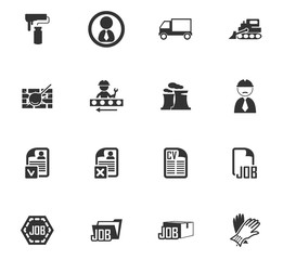job icon set