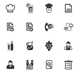 job icon set
