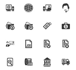 job icon set