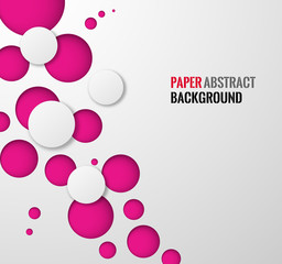 vector abstract background. Circle round colored bubbles wallpaper