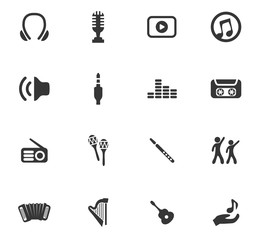 music icon set