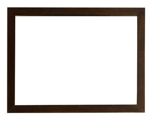 Dark wooden frame