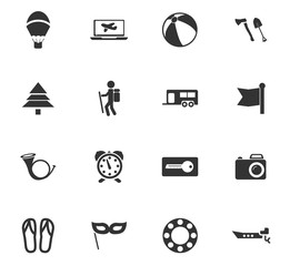 Fototapeta premium travel icon set