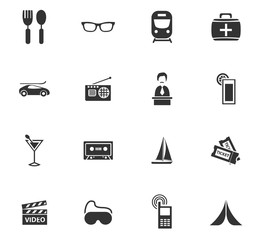 Fototapeta premium travel icon set