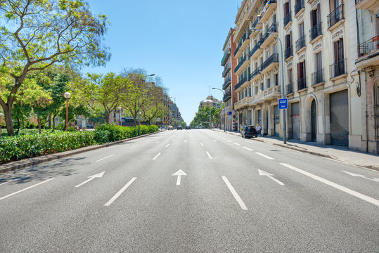 Road On The City Street