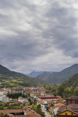 Fototapeta na wymiar Cangas de Onis (Asturias, España).