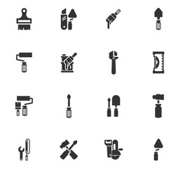 work tools icon set