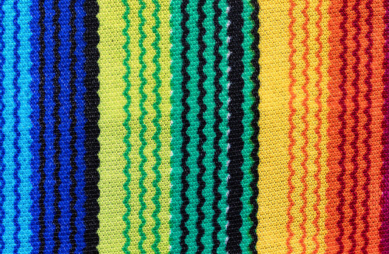 Mexican Serape For Cinco De Mayo Holiday Background