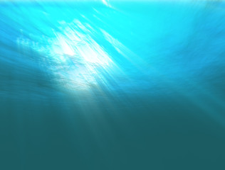 Underwater and Sun Rays