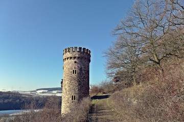 Fototapeta na wymiar Ajaxturm in Rheinhessen