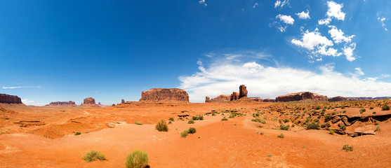 Scenic sandstones landscape at Monument Valley © Nomad_Soul