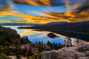 Emerald Bay, South Lake Tahoe, California - Powered by Adobe
