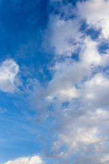 Obraz premium clouds in the blue sky as background