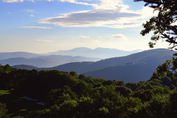 Fototapeta na wymiar Blue Ridge Mountain