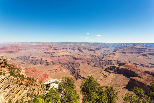 Famous view Grand Canyon National Park landscape