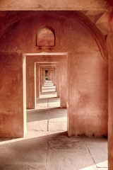 Stone Arches At The Taj Mahal