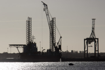 Obraz premium Harwich Docks