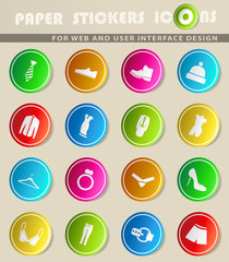 clothes icon set