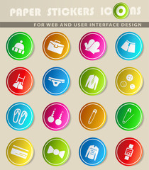 clothes icon set