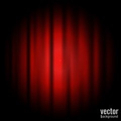 Vector abstract shiny curtain. Light stripes on dark background element