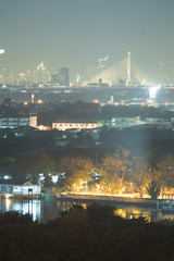 Fototapeta premium The downtown bridge in bangkok