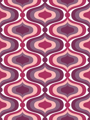 Vector seamless retro pattern.