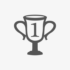 champions cup icon stock vector illustration flat design