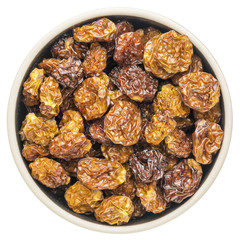 dried goldenberries in a roun dbowl