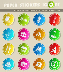 infrastructure icon set