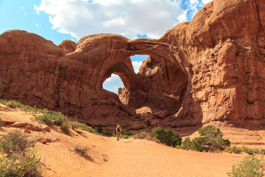 Double arch. Arches National Park. Utah.