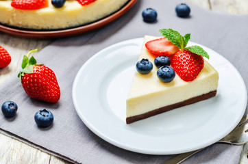 Ricotta cheesecake