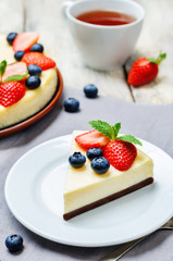 Ricotta cheesecake
