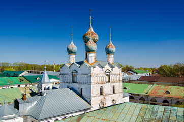 Old church near Rostov Kremlin. Rostov, Yaroslavl oblast, Russia.