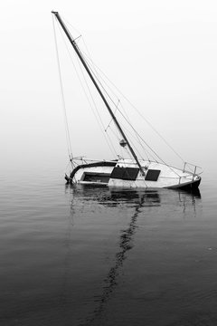 Sinking Sailboat