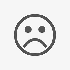 Fototapeta premium Smile icon stock vector illustration flat design