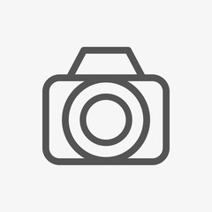 camera icon stock vector illustration flat design