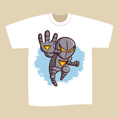 T-shirt Print Design Superhero