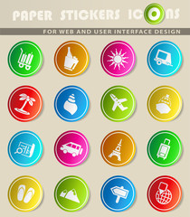 Fototapeta premium travel icon set
