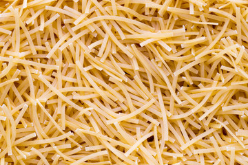 Italian pasta close up on background.