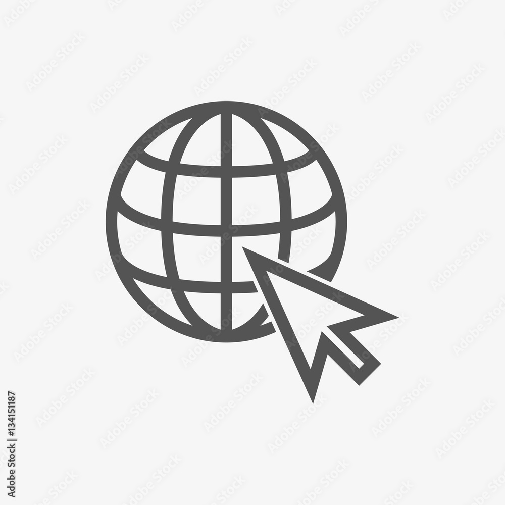 Canvas Prints web icon stock vector illustration flat design