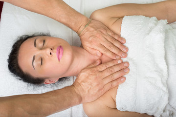 Fototapeta na wymiar Thai massage. SPA procedure
