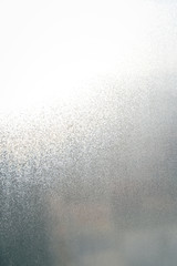 Cold weather condensation glass texture sun light background surface